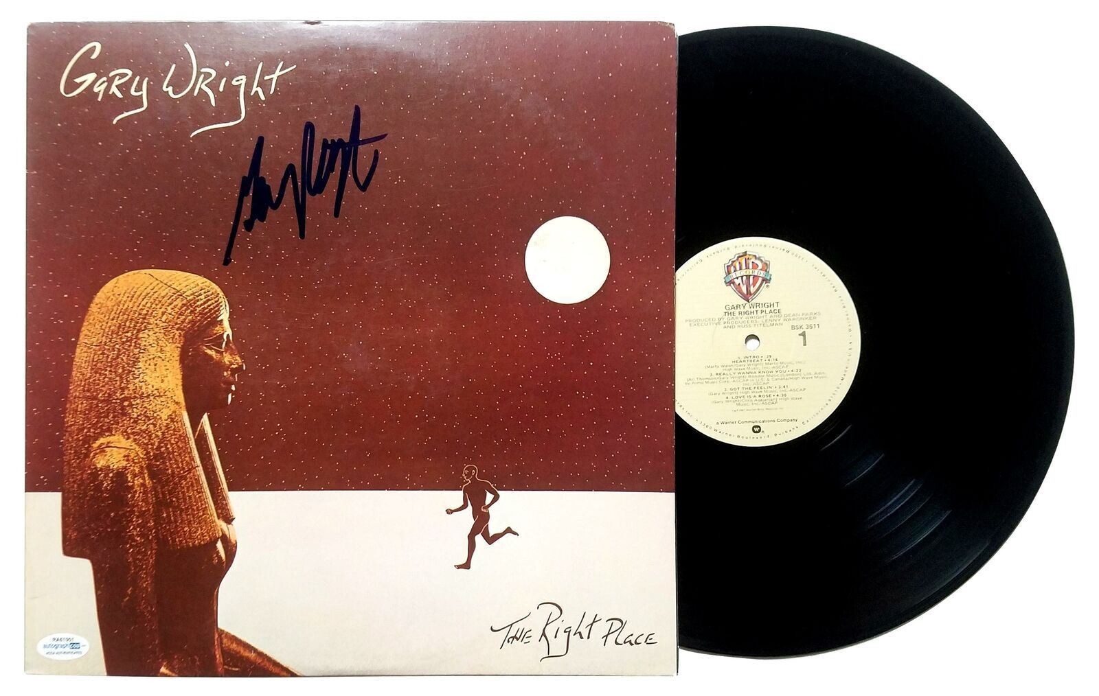 Gary Wright Signed Autographed Record Album LP ACOA