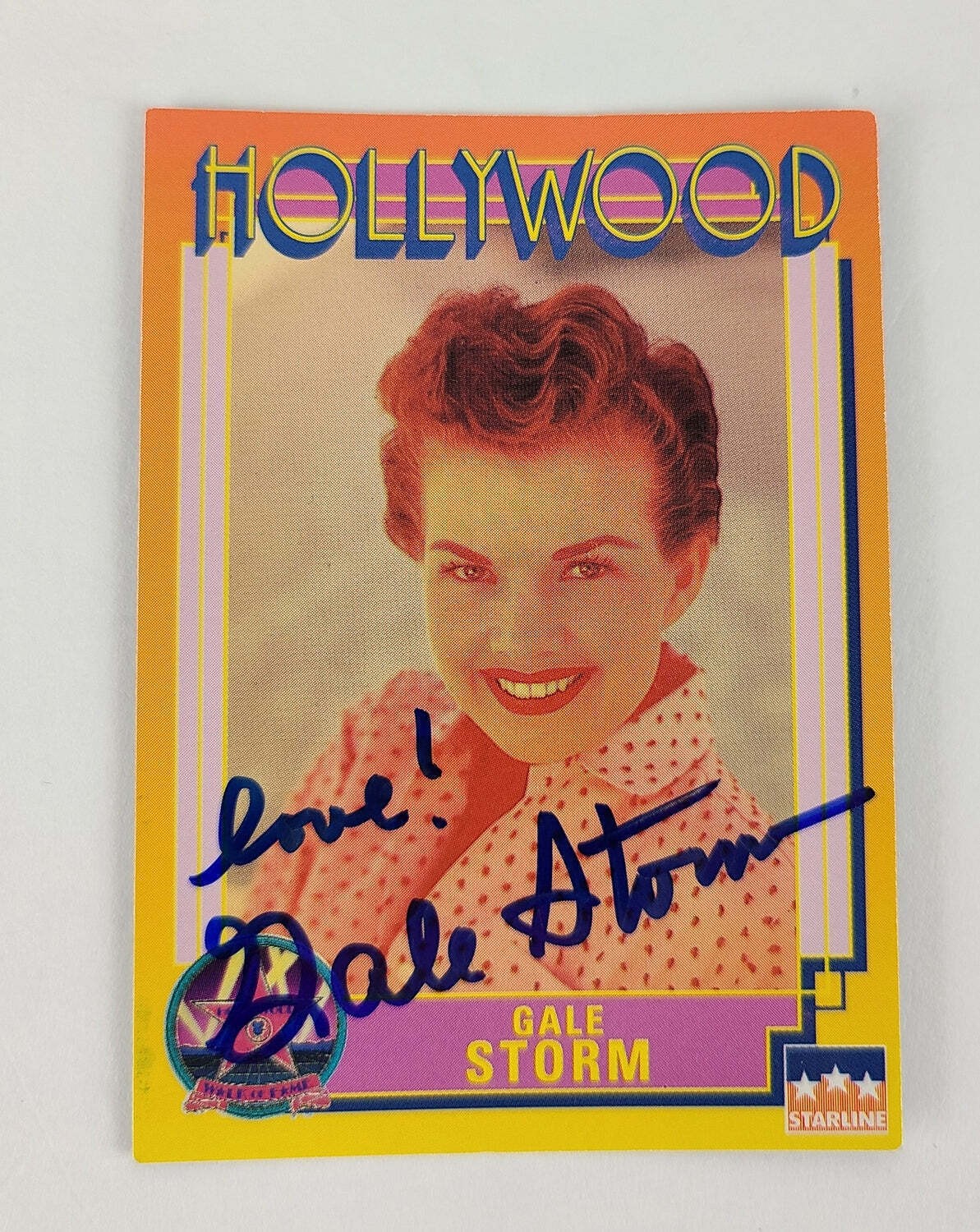 Gale Storm Signed Autographed Trading Card ACOA