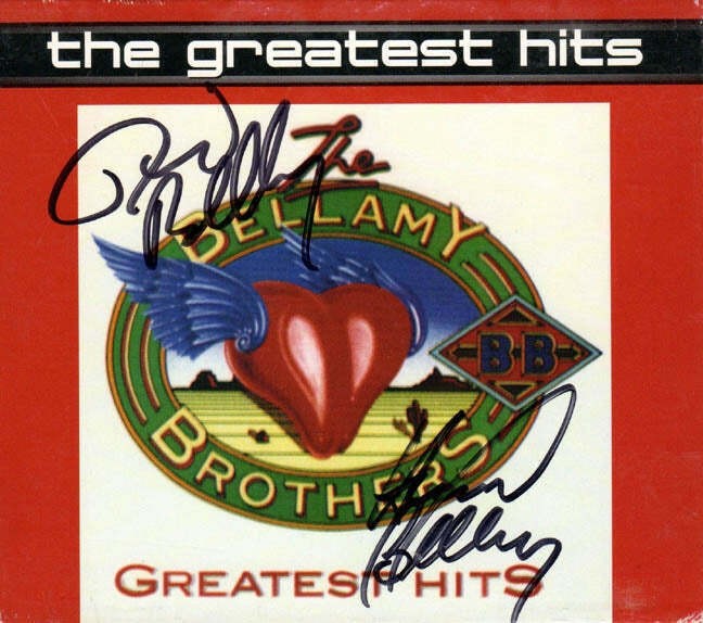 Bellamy Brothers Signed Autographed Greatest Hits CD