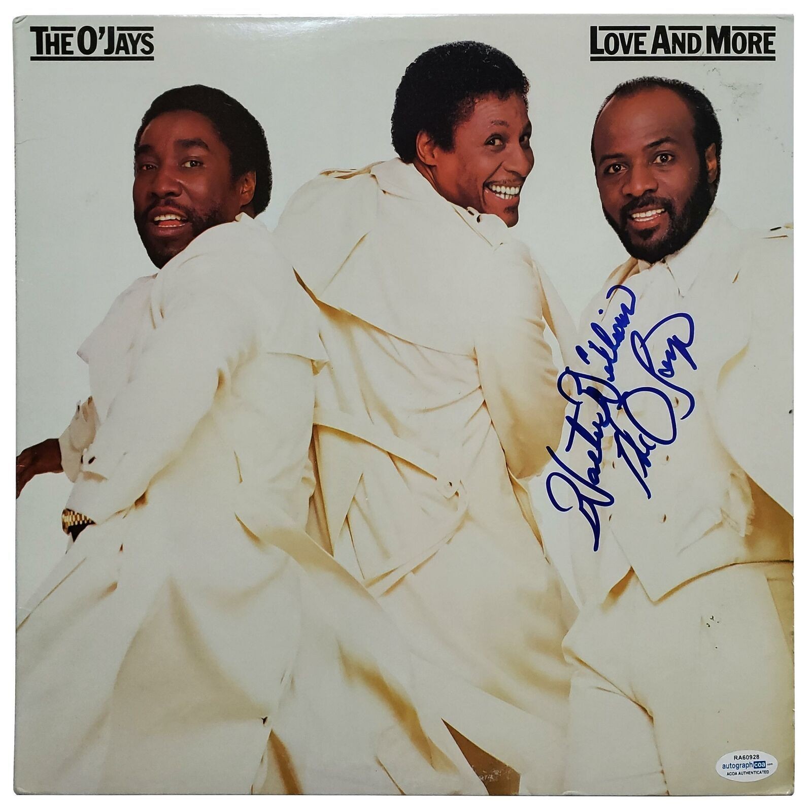 The O'Jays Signed Autographed Album Record LP Walter Williams Sr. ACOA
