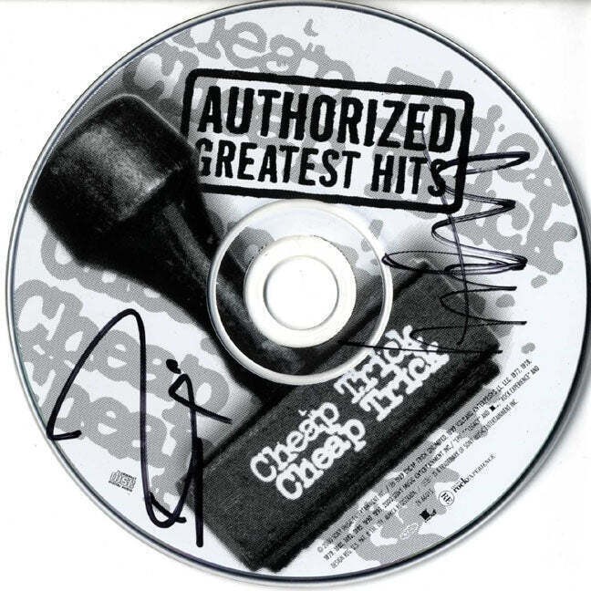 Cheap Trick Signed Autographed Authorized Greatest Hits CD