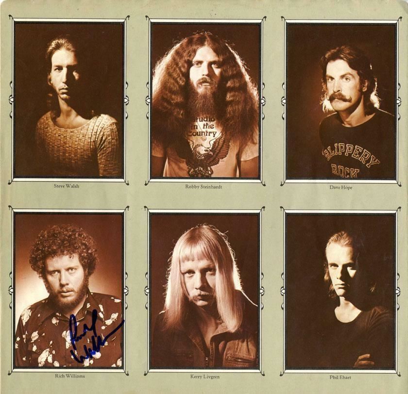 Richard Williams Kansas Signed Album Sleeve Insert