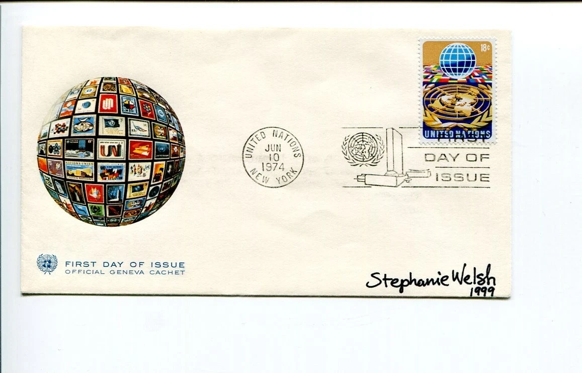 Stephanie Welsh Pulitzer Prize Winner Photographer Signed Autograph FDC