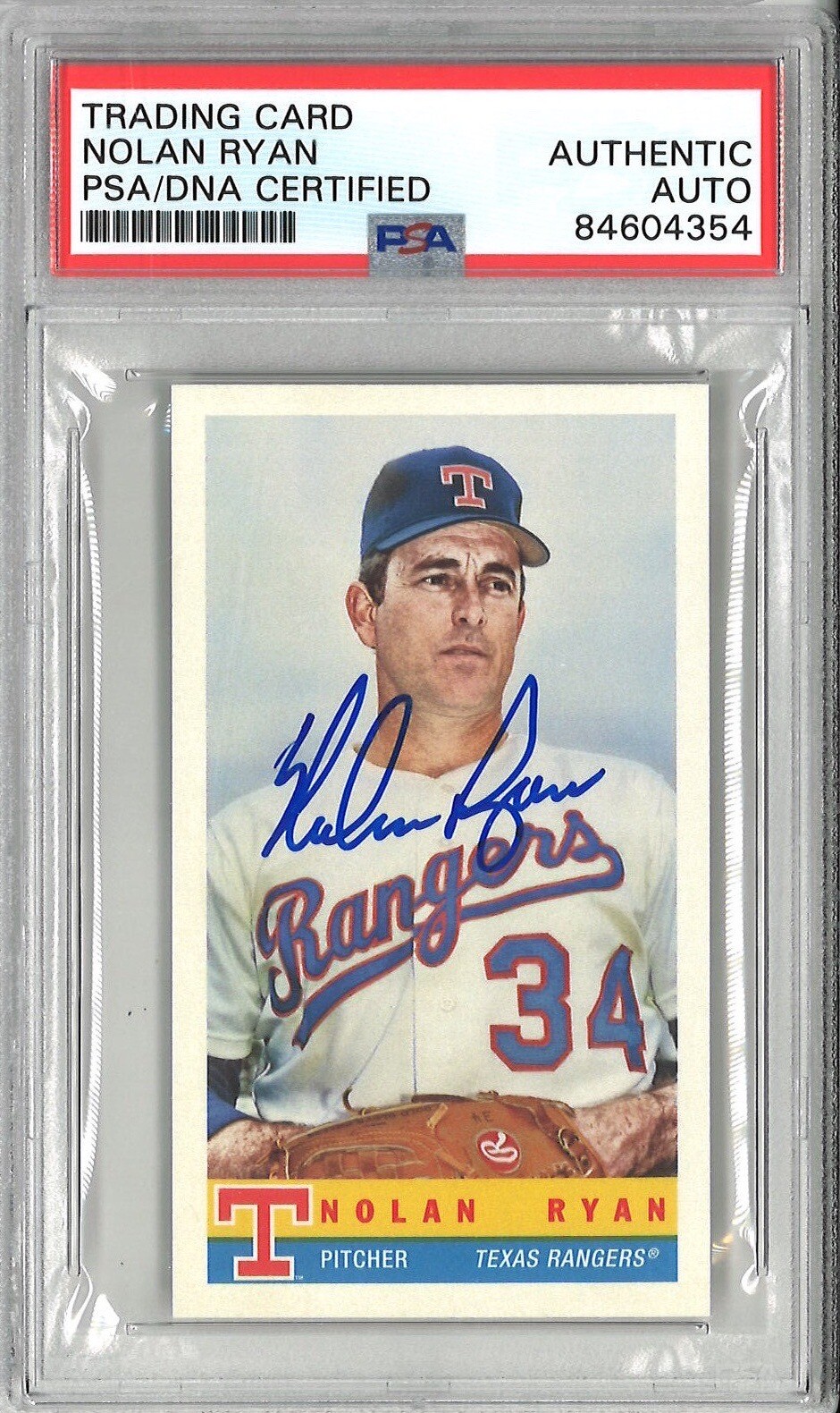 Nolan Ryan Signed 2017 Topps Trading Card #59B-11 PSA DNA 84604354