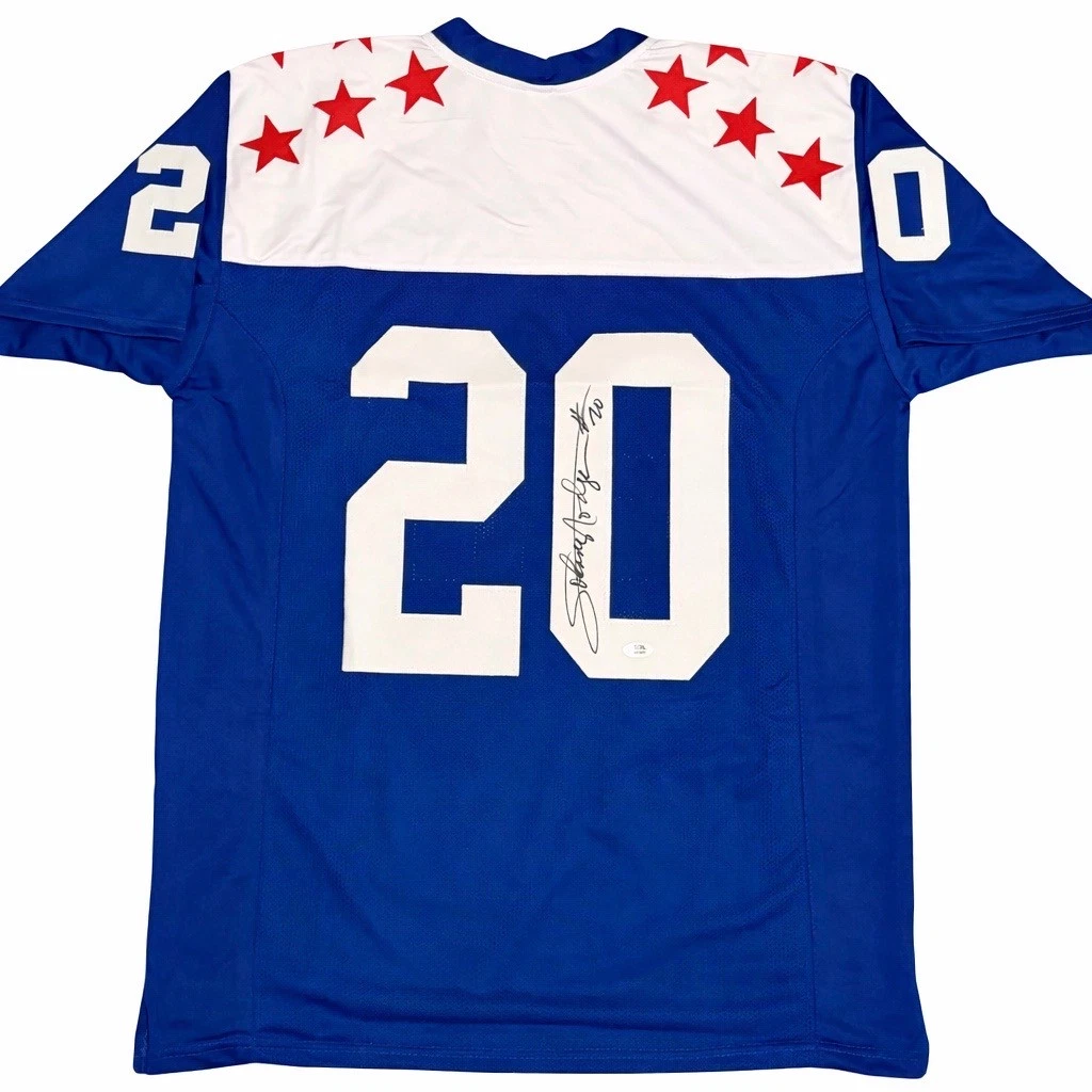 JOHNNY RODGERS SIGNED 1973 COLLEGE ALL STARS JERSEY PSA HEISMAN 1972 HUSKERS