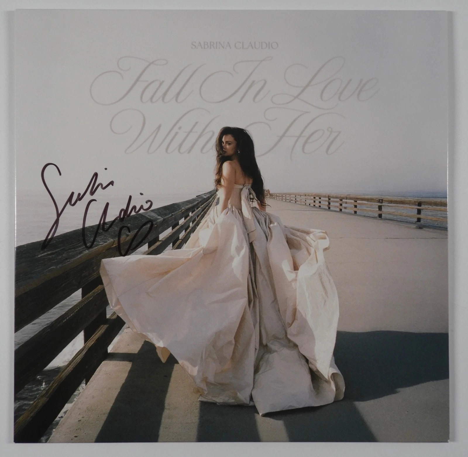 Sabrina Claudio JSA Signed Autograph Album Record LP Vinyl Fall In Love With Her
