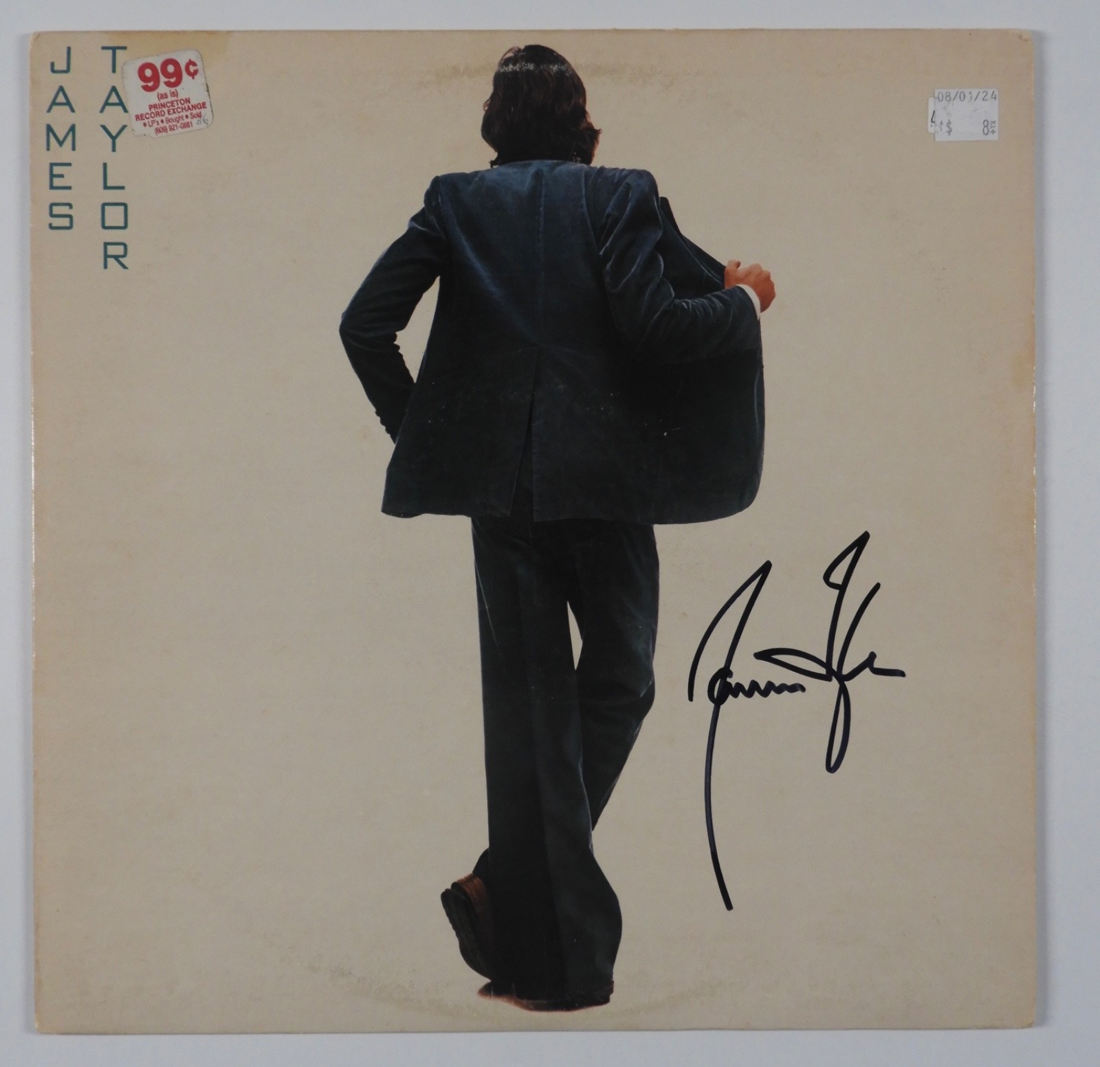James Taylor JSA Signed Autograph Record Album Vinyl In the Pocket