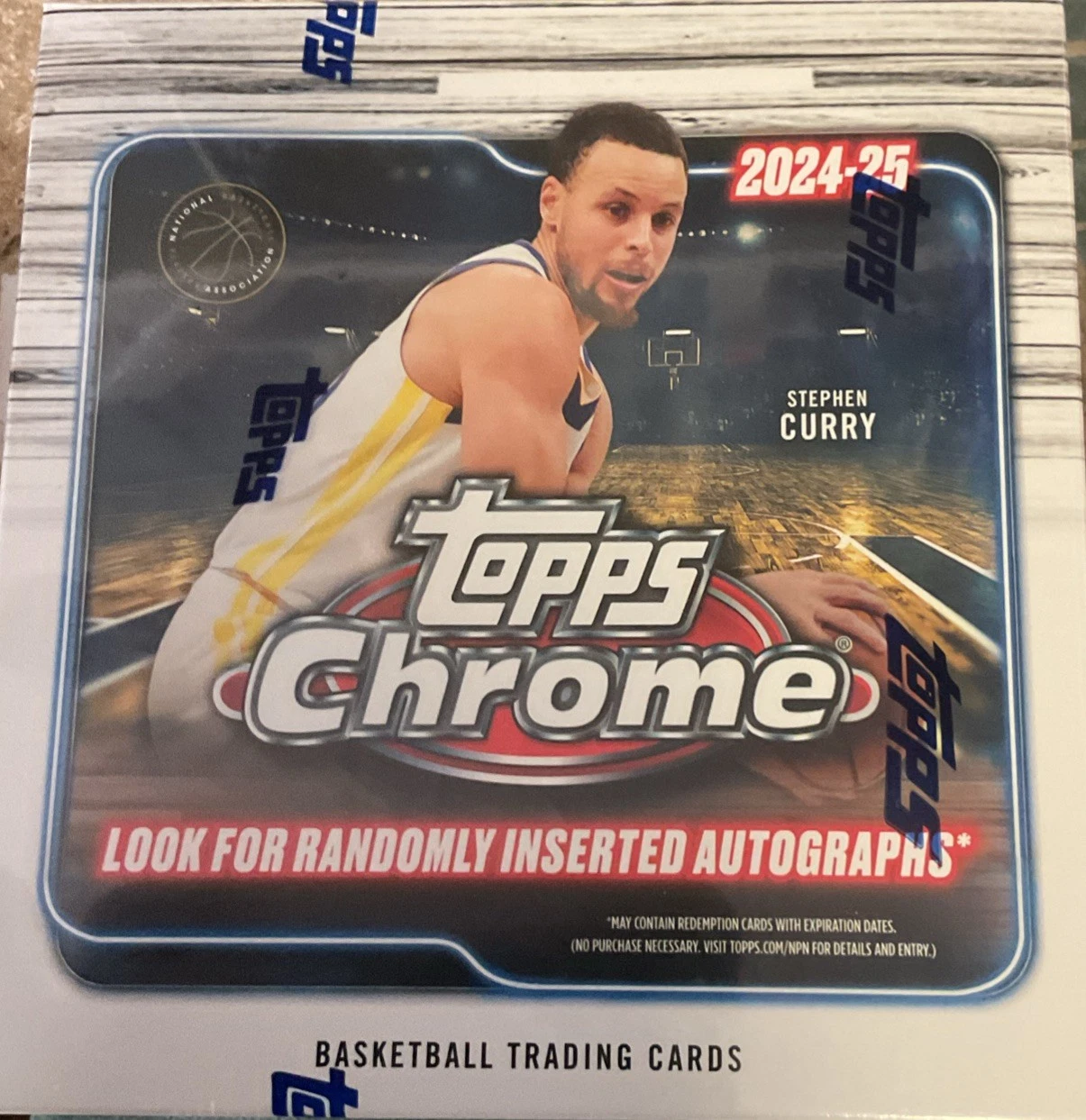 2024-25 Topps Chrome Basketball Factory Sealed Mega Box