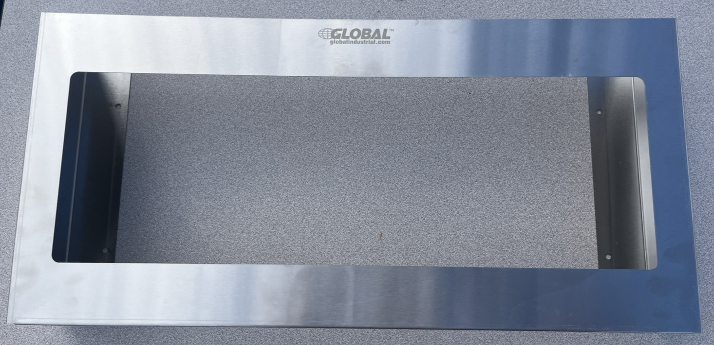 Global Stainless Steel Medical Glove Holder Bracket 21”x10”x4”