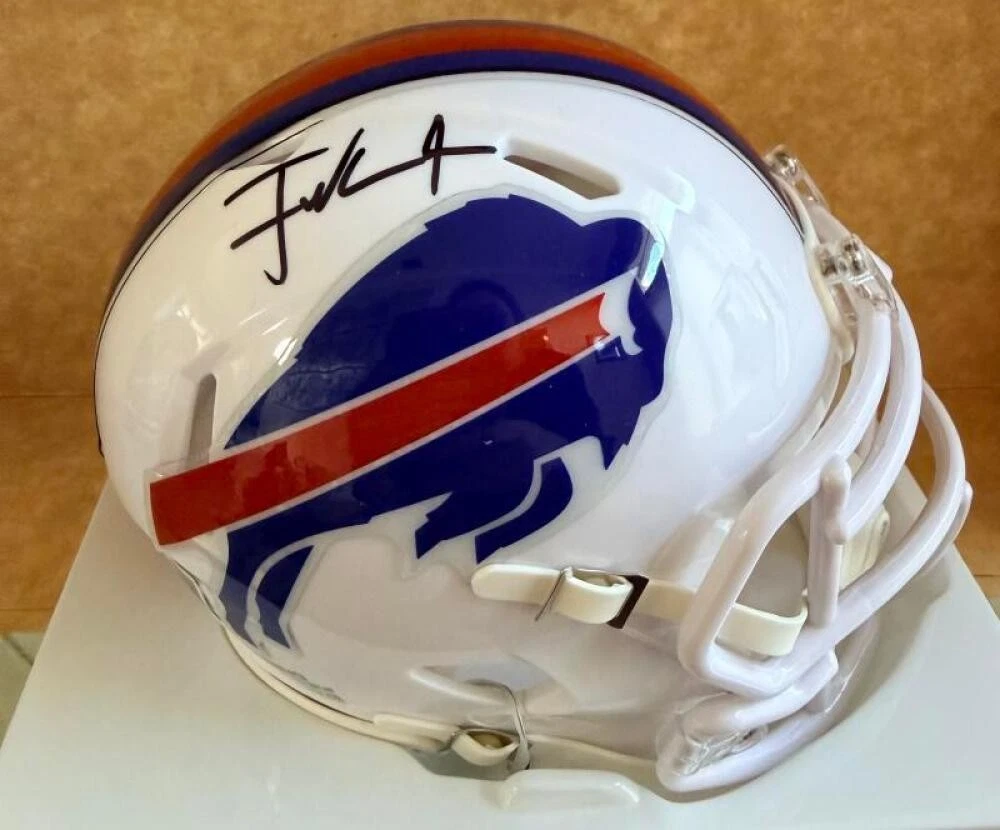 FRANK GORE BUFFALO BILLS SIGNED AUTOGRAPHGED MINI HELMET BECKETT
