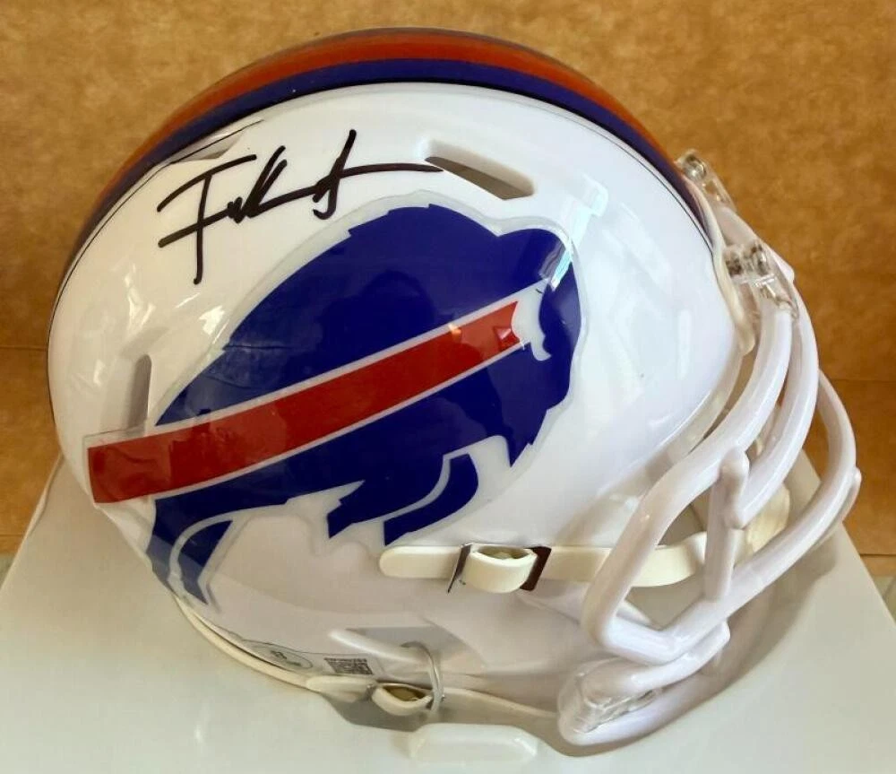 FRANK GORE BUFFALO BILLS SIGNED AUTOGRAPHGED MINI HELMET BECKETT