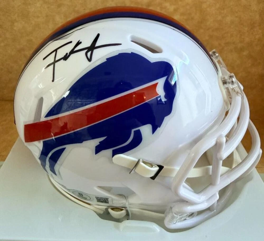 FRANK GORE BUFFALO BILLS SIGNED AUTOGRAPHGED MINI HELMET BECKETT