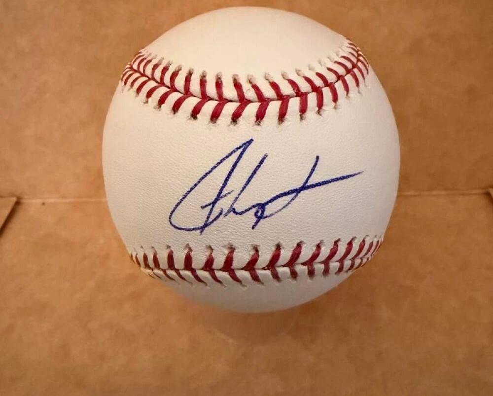 RON WASHINGTON TWINS/ANGELS SIGNED AUTO M.L. BASEBALL BECKETT AUTH