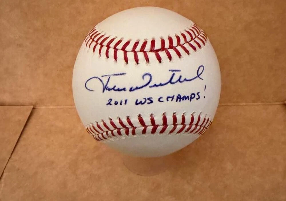 JAKE WESTBROOK 2011 WS CHAMPS CARDINALS SIGNED AUTO M.L. BASEBALL BECKETT AUTH