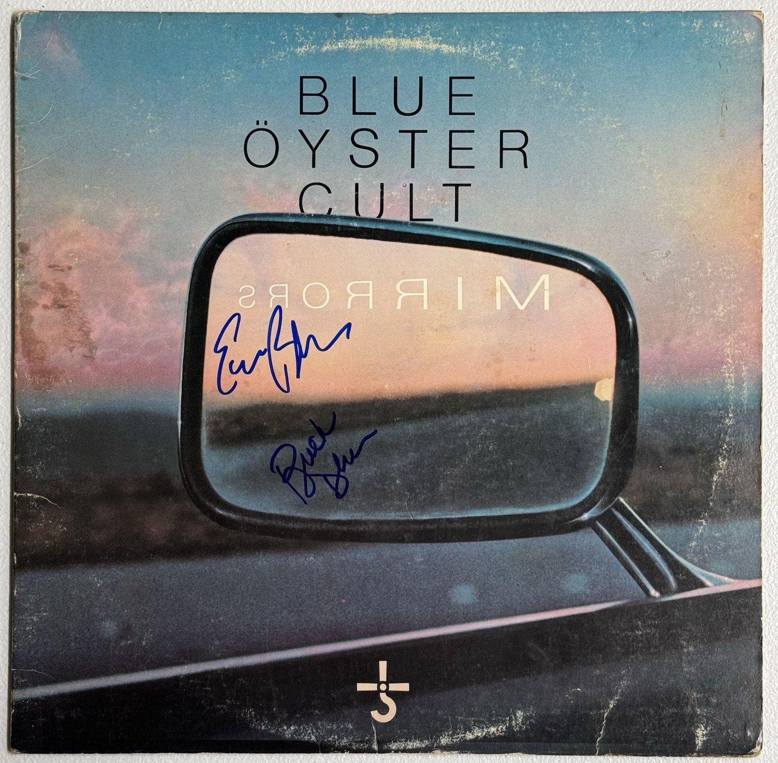 Blue Oyster Cult Signed Mirrors Vinyl Album Buck & Eric PSA/DNA COA