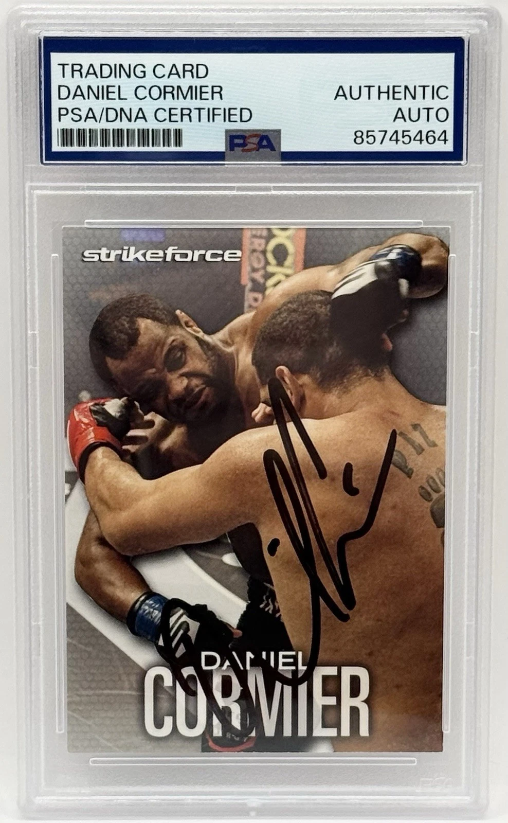 Daniel Cormier Signed 2012 Topps Strikeforce UFC Card PSA/DNA Slabbed