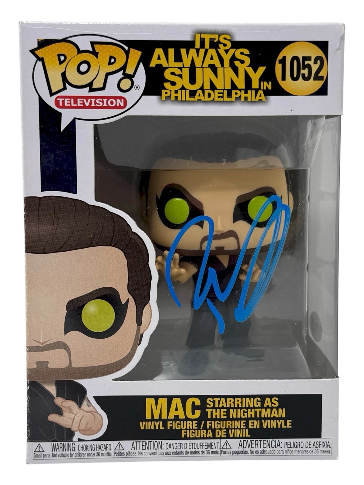 Rob McElhenney Signed It's Always Sunny In Philadelphia Mac Funko Pop JSA COA