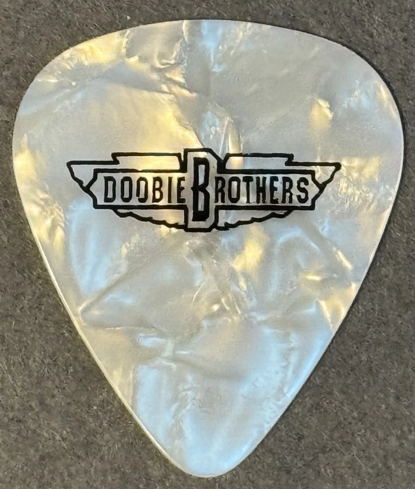 PATRICK SIMMONS DOOBIE BROTHERS GUITAR PICK BAND RARE LEGEND 2025 Used