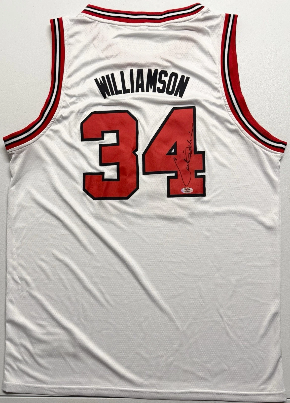 Corliss Williamson Signed Autographed Arkansas Razorbacks Jersey PSA/DNA COA