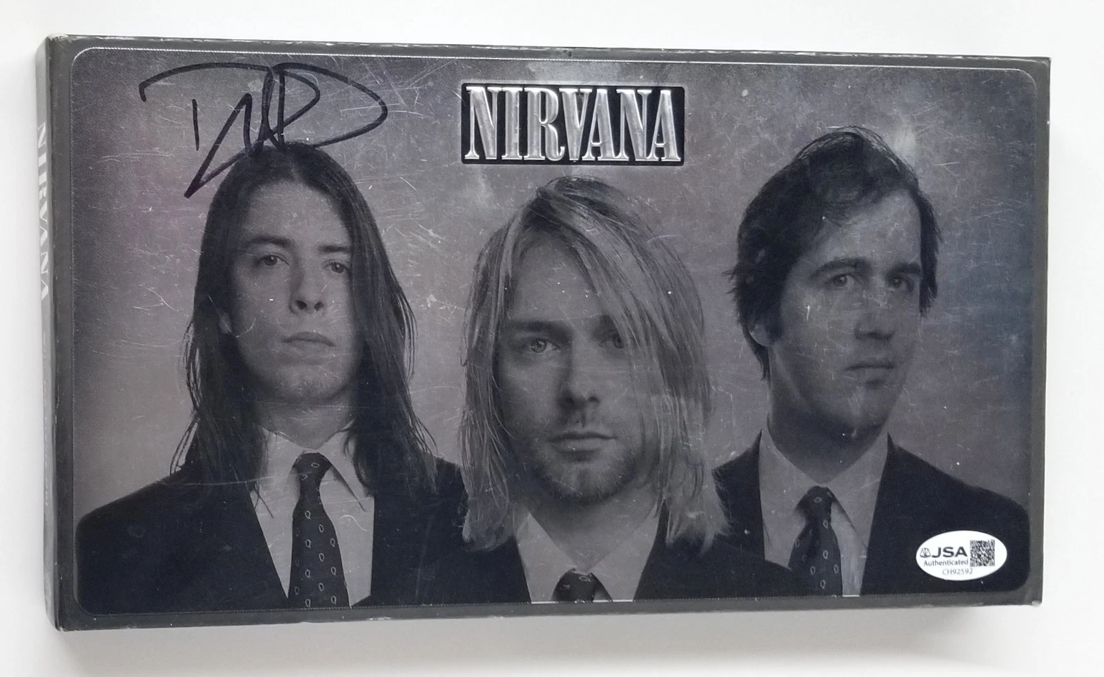 Dave Grohl hand SIGNED 2004 Nirvana With the Lights Out CD DVD Box Set JSA COA