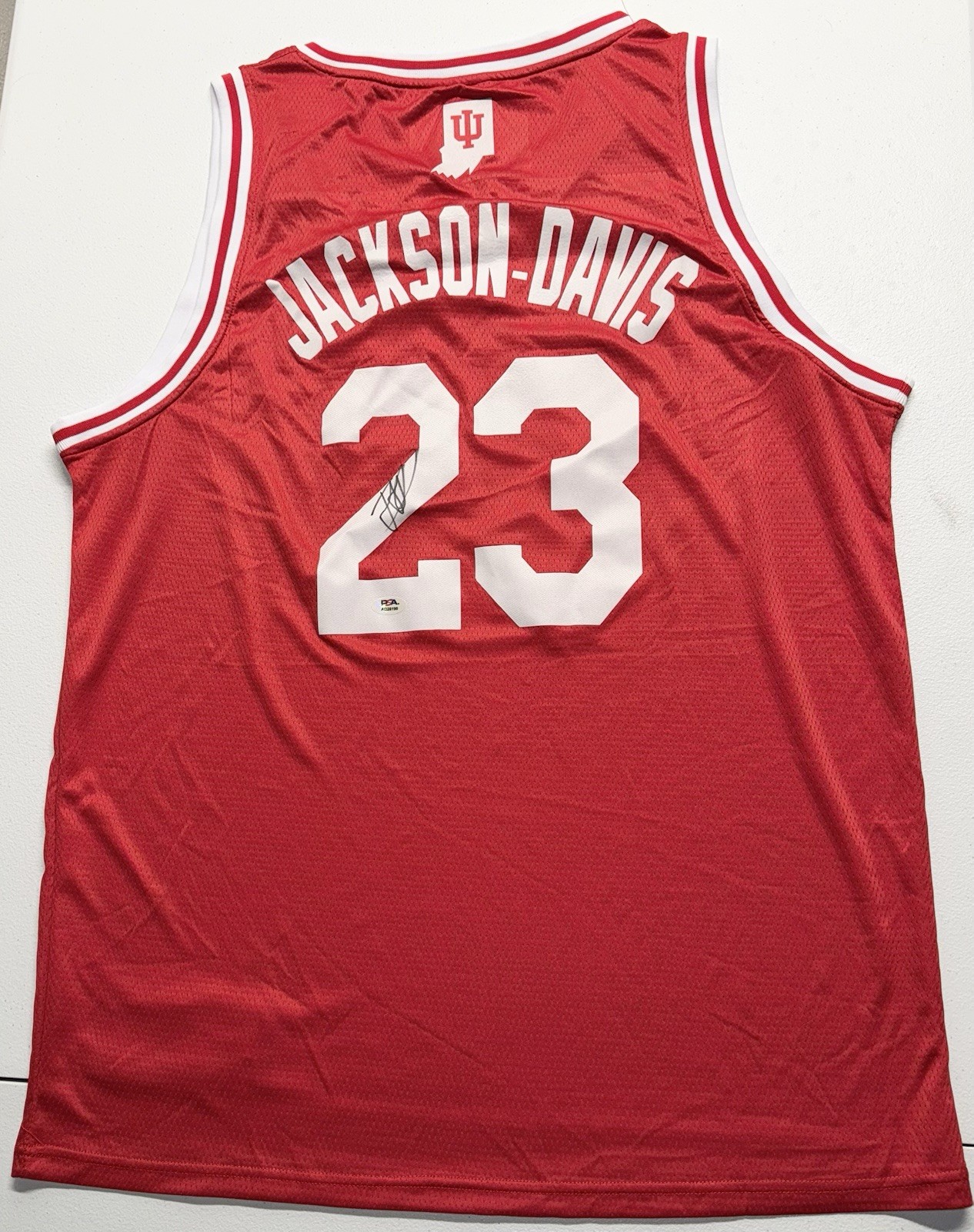 Trayce Jackson Davis Signed Autographed Indiana Hoosiers Jersey PSA/DNA COA