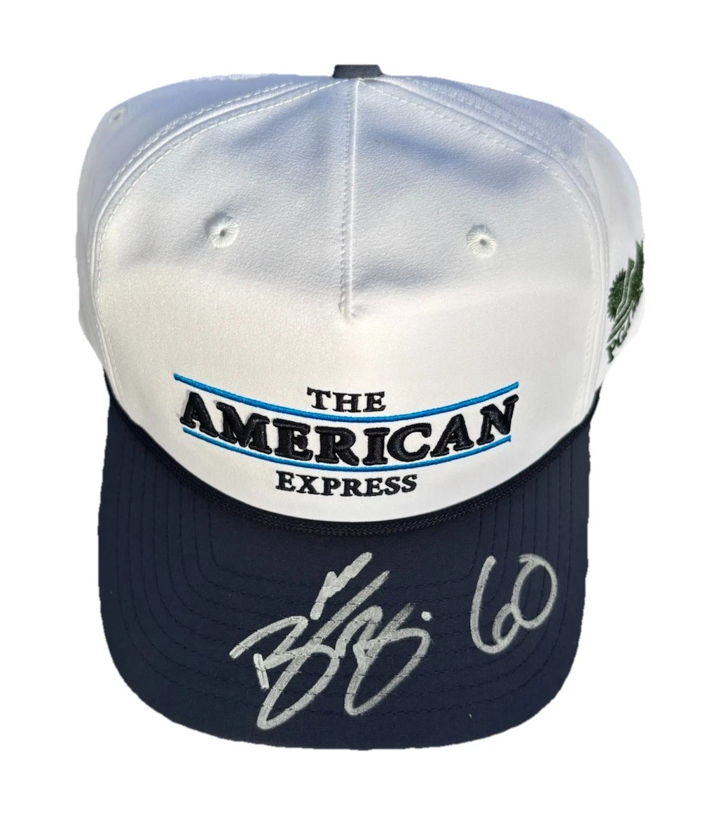 Blades Brown Signed 2026 The American Express Golf Open Hat Course Record 60 PGA