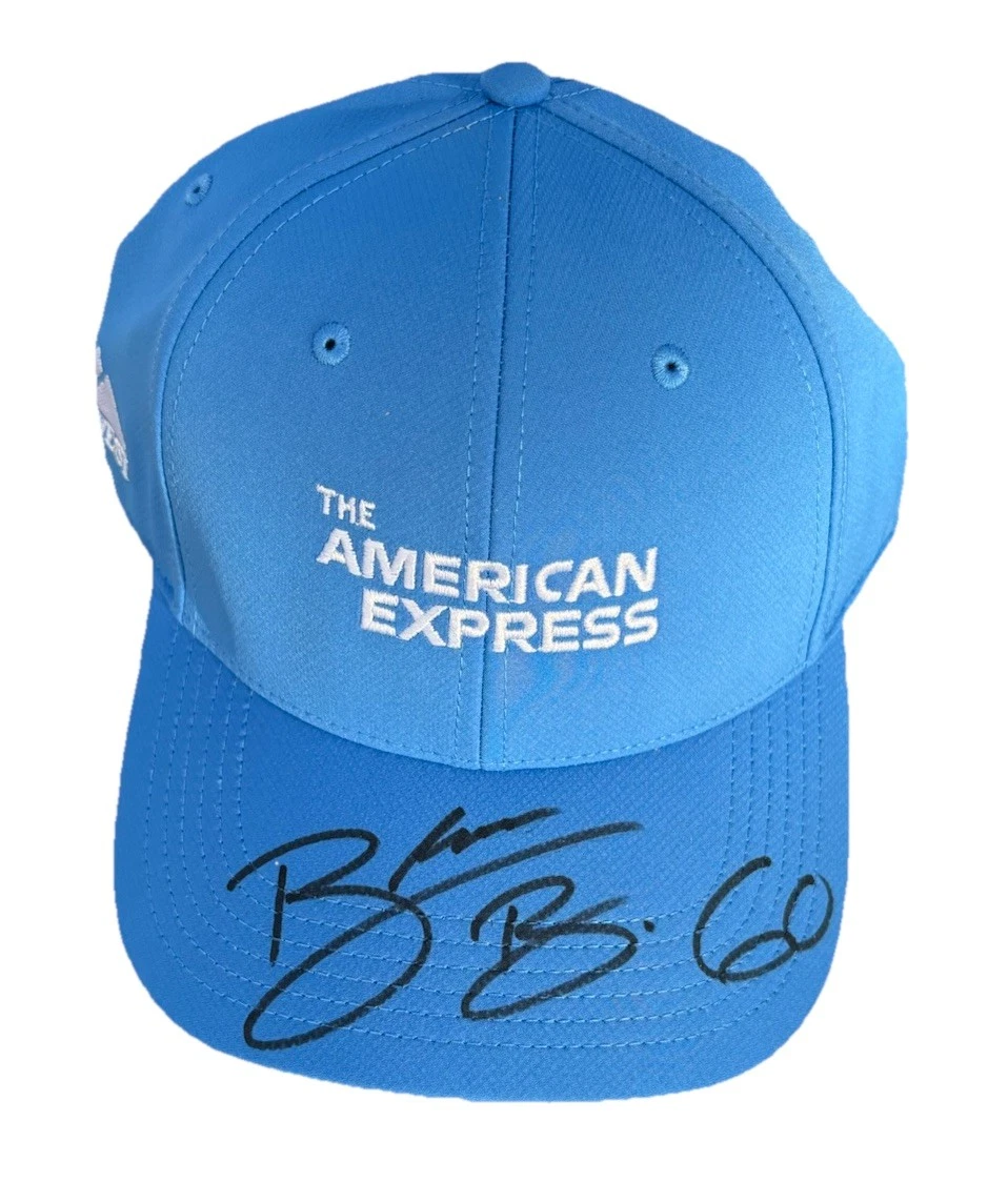 Blades Brown Signed 2026 The American Express Golf Open Hat Course Record 60 PGA