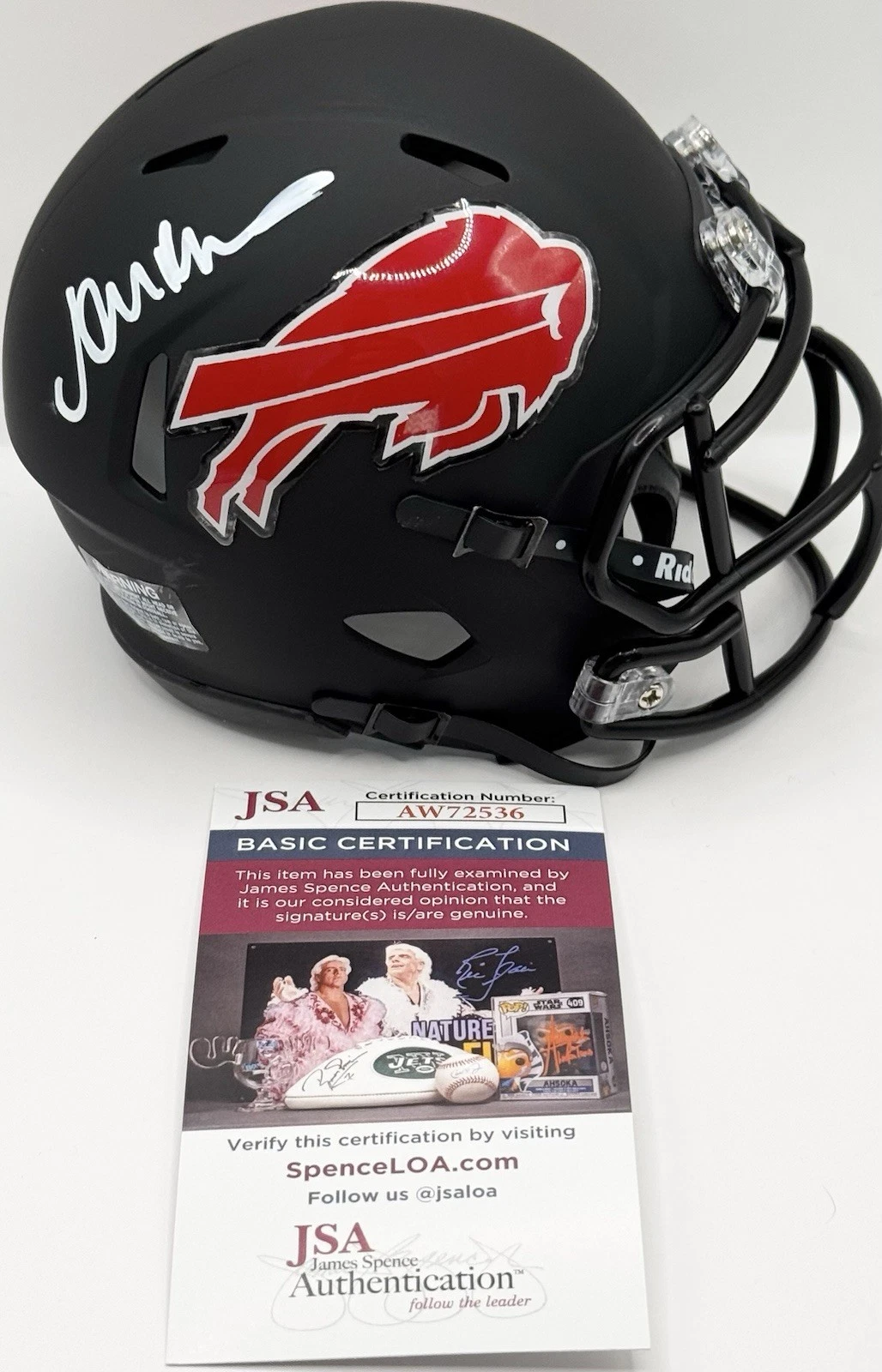 Andre Reed Signed Autographed Buffalo Bills Mini Helmet JSA COA