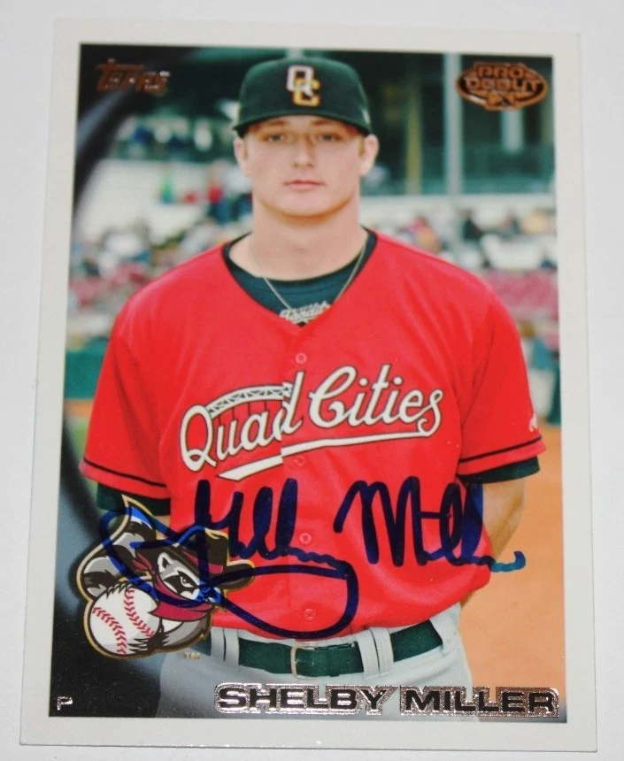 Shelby Miller signed 2010 Topps Pro Debut Rookie card auto