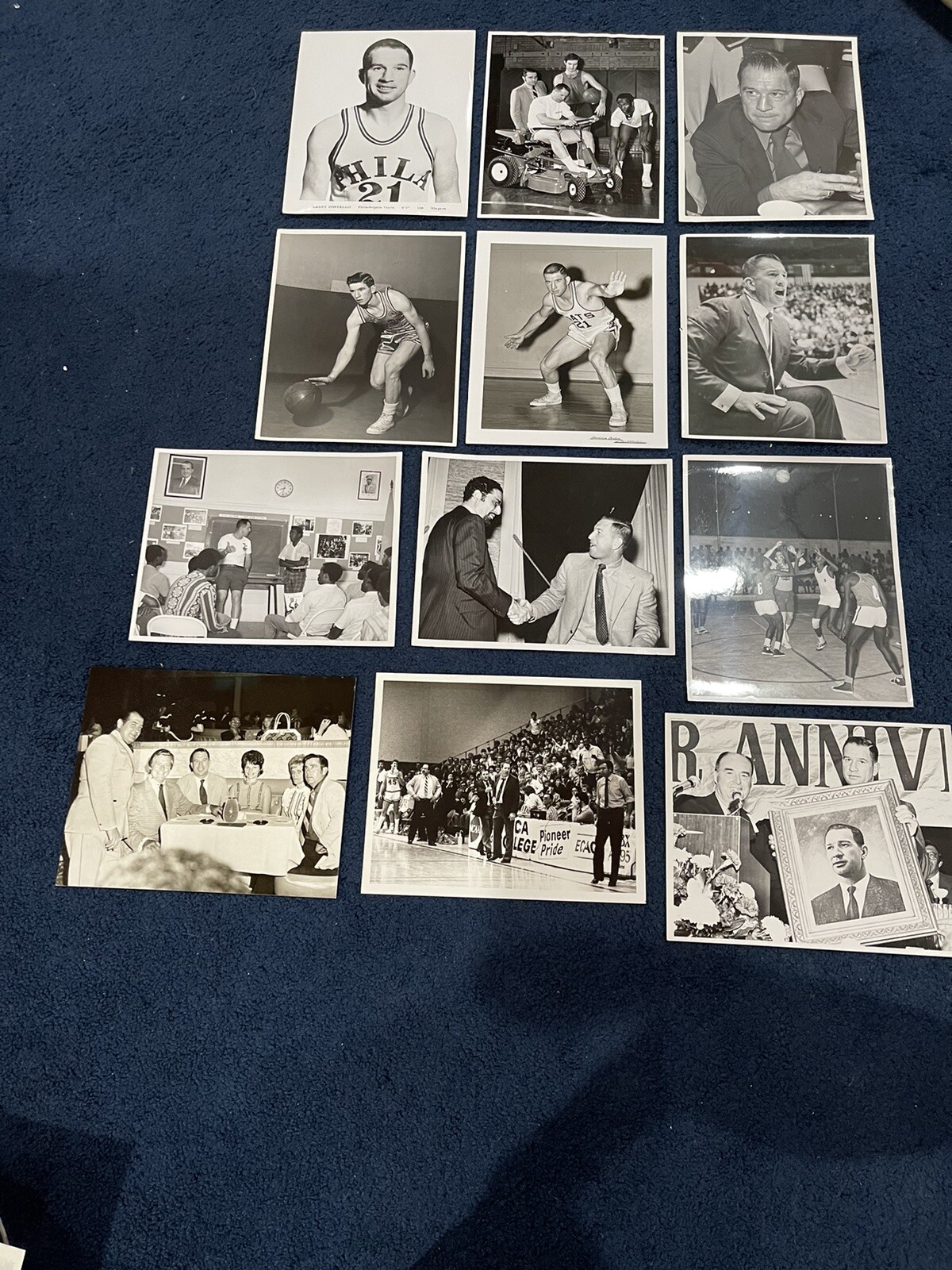 LARRY COSTELLO COLLECTION OF 12 PHOTOS NIAGARA UNIVERSITY Syracuse Nationals