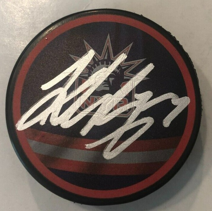 KAAPO KAKKO SIGNED NEW YORK RANGERS HOCKEY PUCK W/ CASE COA