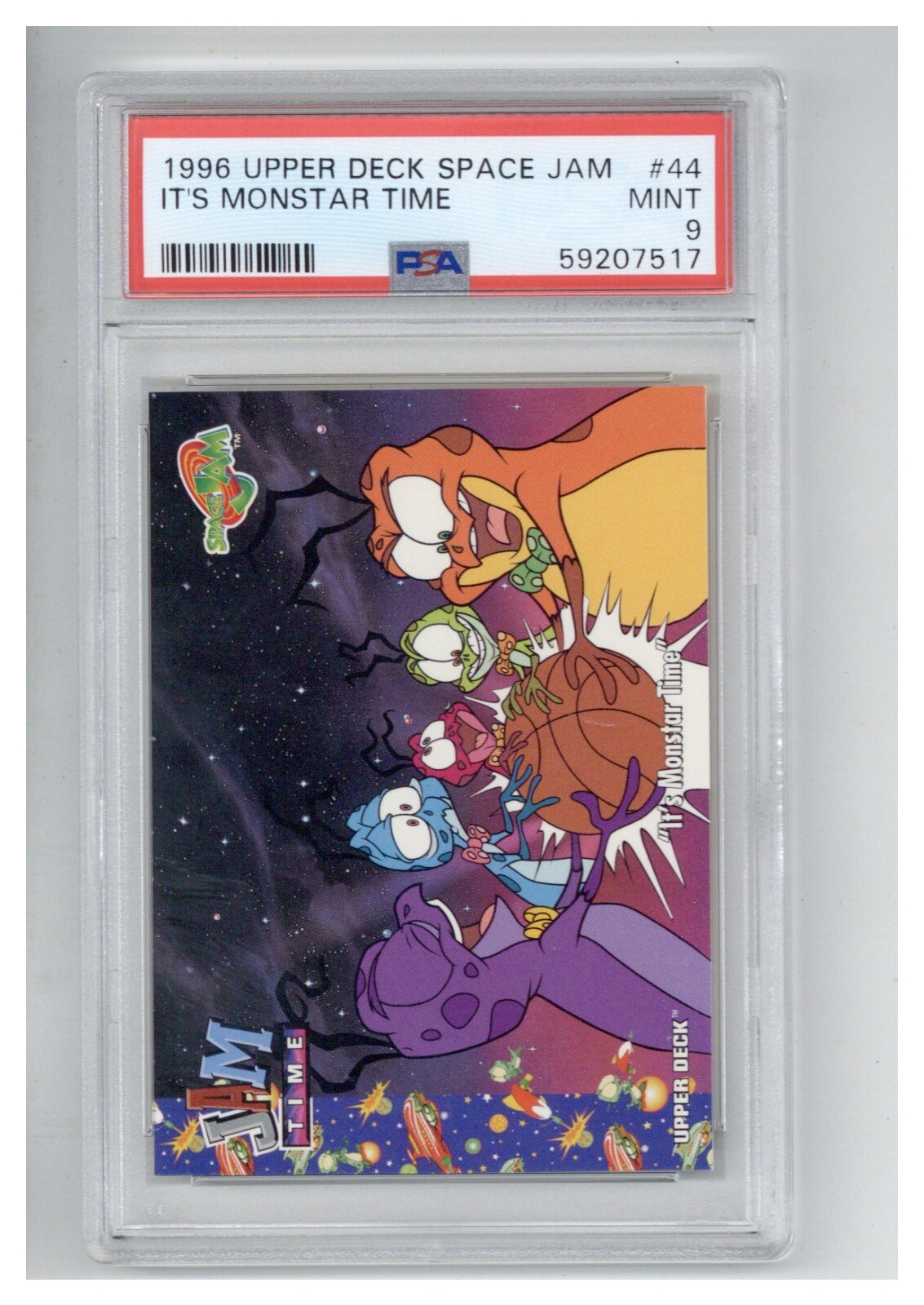 1996 Upper Deck Space Jam 44 It's Monstar Time PSA 9