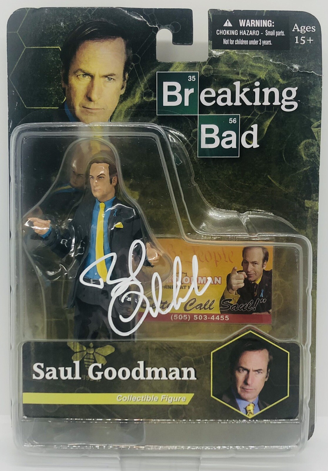 BOB ODENKIRK SIGNED SAUL GOODMAN BREAKING BAD MEZCO FIGURE AUTOGRAPHED BAS COA