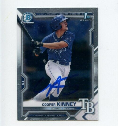 COOPER KINNEY SIGNED 2021 BOWMAN CHROME DRAFT CARD AUTO