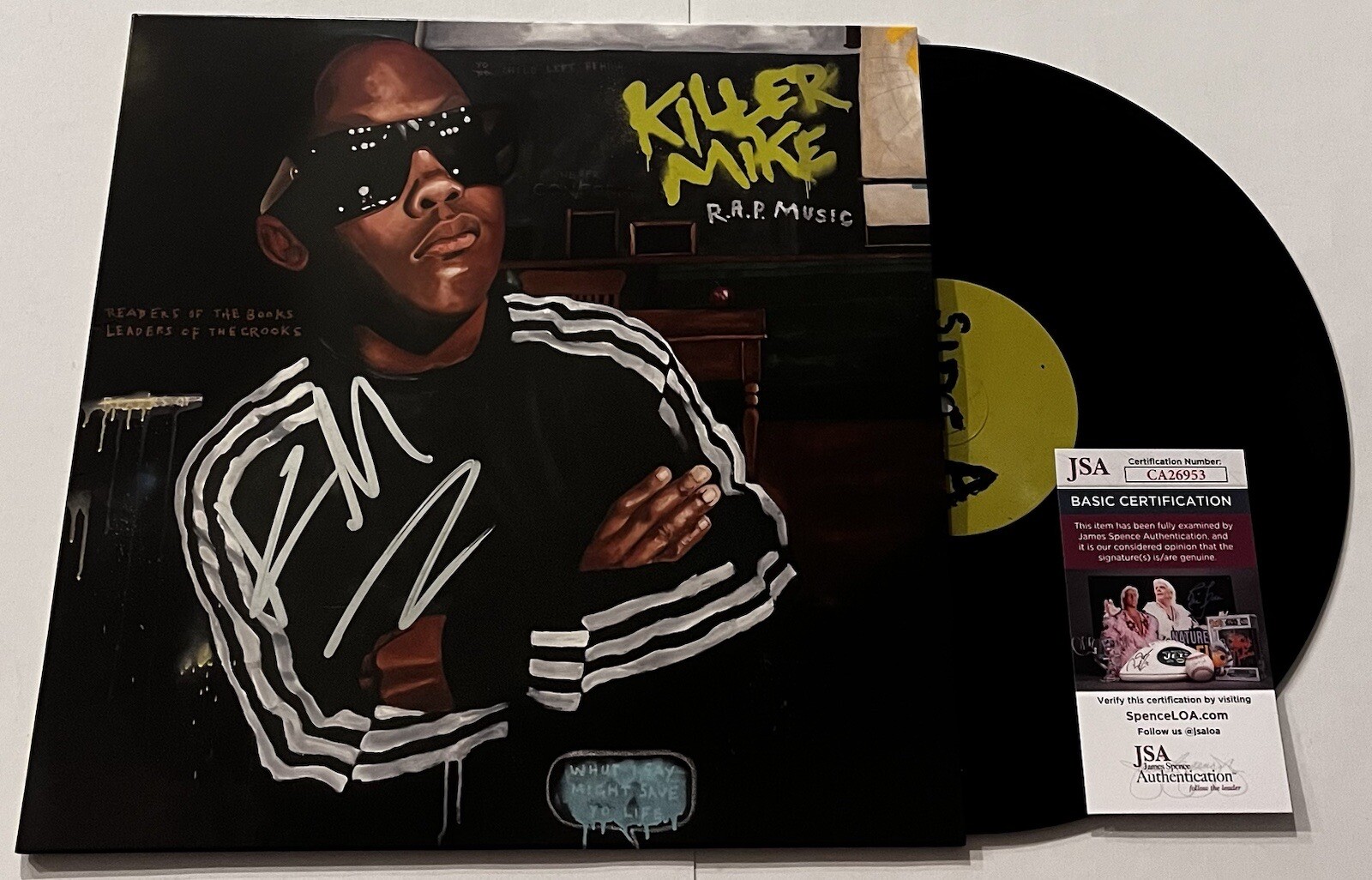 KILLER MIKE SIGNED R.A.P. MUSIC LP VINYL RECORD ALBUM RAP RUN THE JEWELS JSA COA