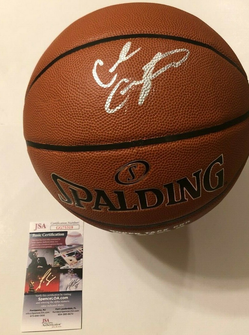 CADE CUNNINGHAM SIGNED SPALDING NBA BASKETBALL DETROIT PISTONS JSA COA