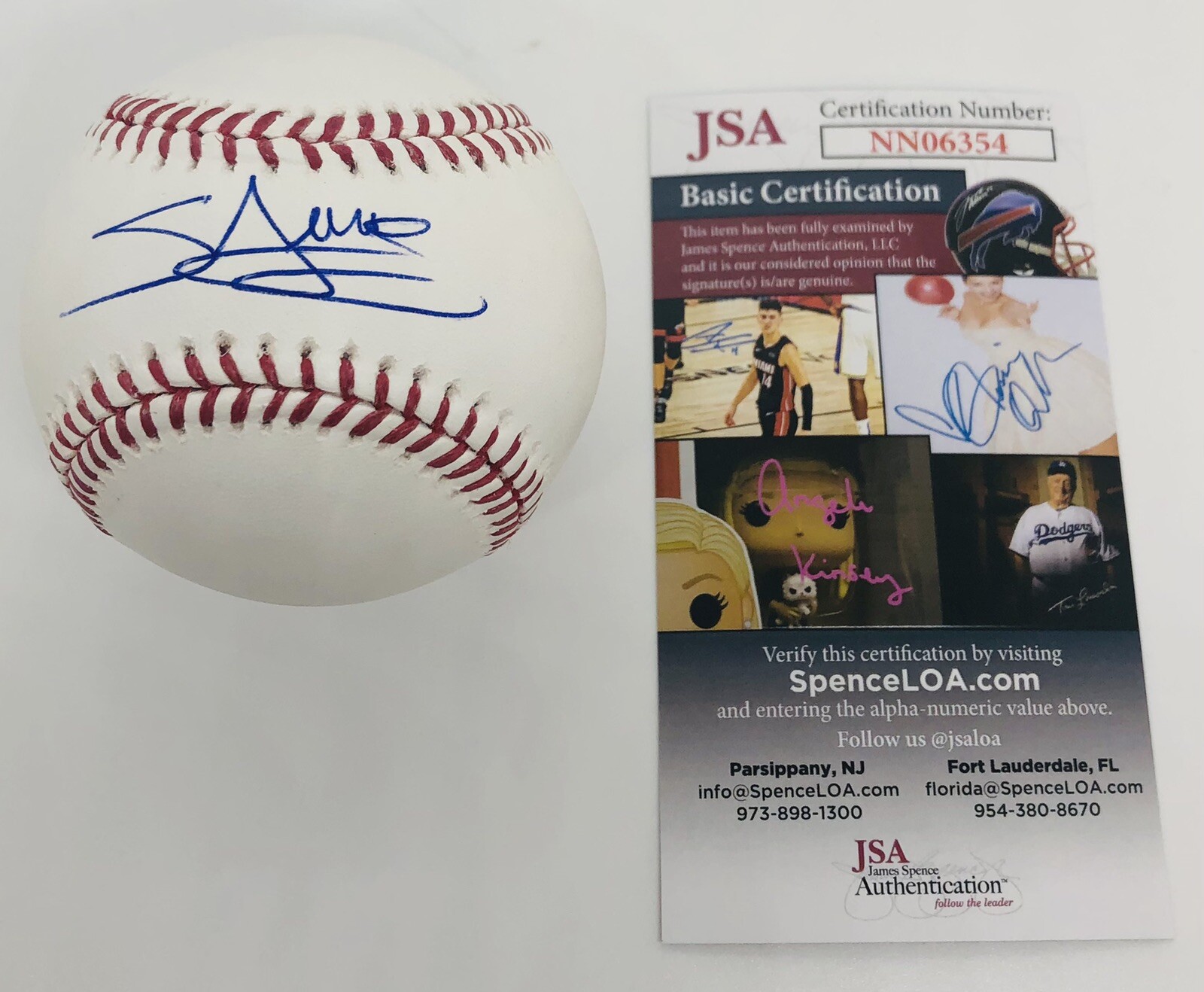 MIGUEL SANO SIGNED RAWLINGS MLB MAJOR LEAGUE BASEBALL MINNESOTA TWINS JSA COA