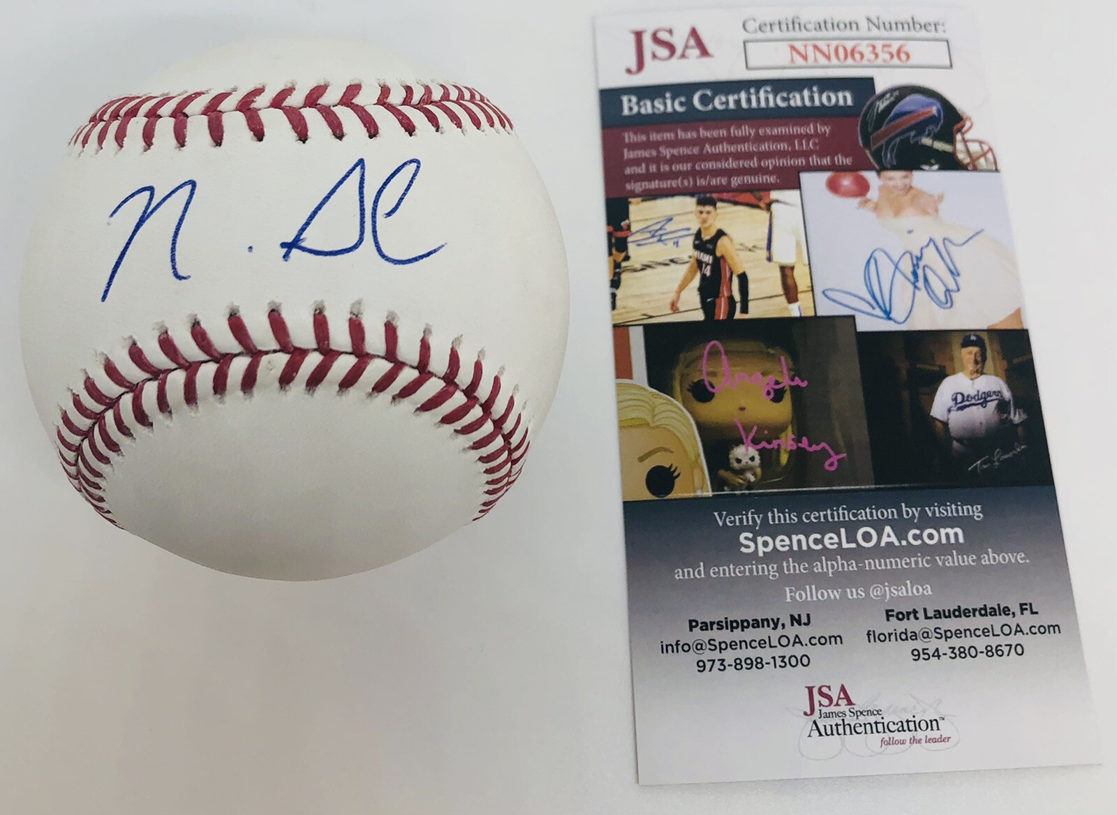 NICK SENZEL SIGNED RAWLINGS MLB BASEBALL CINCINNATI REDS JSA COA