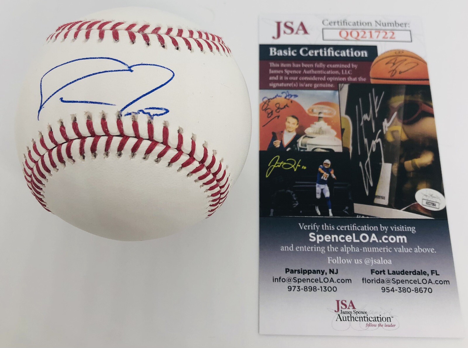 SPENCER TORKELSON SIGNED RAWLINGS MLB BASEBALL DETROIT TIGERS JSA COA