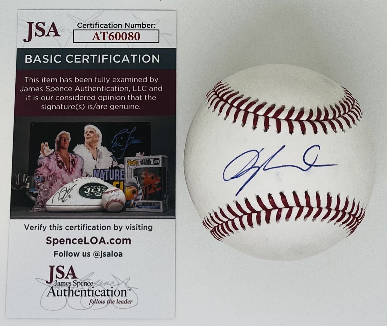 DYLAN CREWS SIGNED RAWLINGS MLB BASEBALL WASHINGTON NATIONALS JSA COA