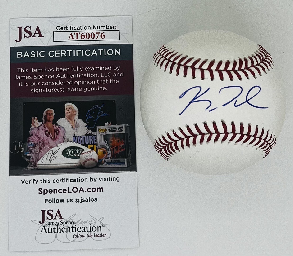 KYLE TEEL SIGNED RAWLINGS MLB BASEBALL BOSTON RED SOX JSA COA