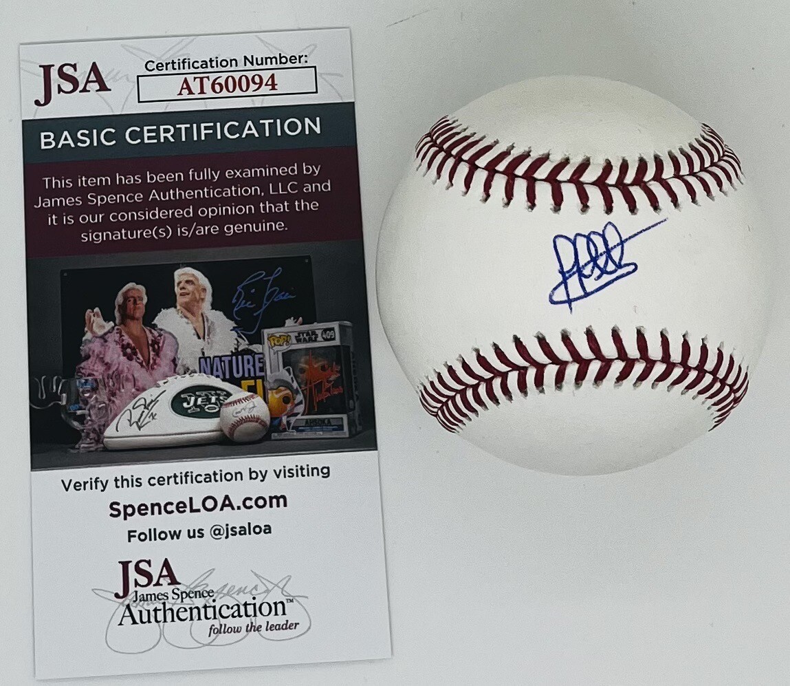 WILLIAM BERGOLLA SIGNED RAWLINGS MLB BASEBALL PHILADELPHIA PHILLIES JSA COA