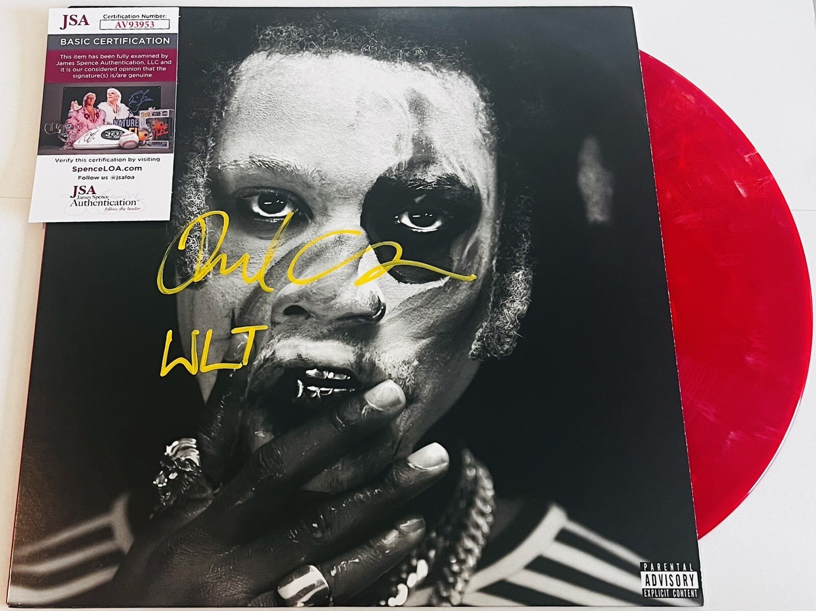 DENZEL CURRY SIGNED TA1300 LP VINYL RECORD ALBUM CLOUT COBAIN TABOO JSA COA