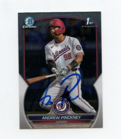 ANDREW PINCKNEY SIGNED 2023 BOWMAN CHROME DRAFT CARD AUTO