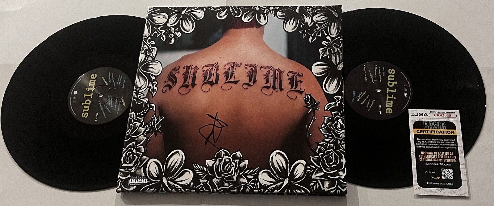 ERIC WILSON SIGNED SUBLIME LP VINYL RECORD ALBUM SANTERIA JSA COA