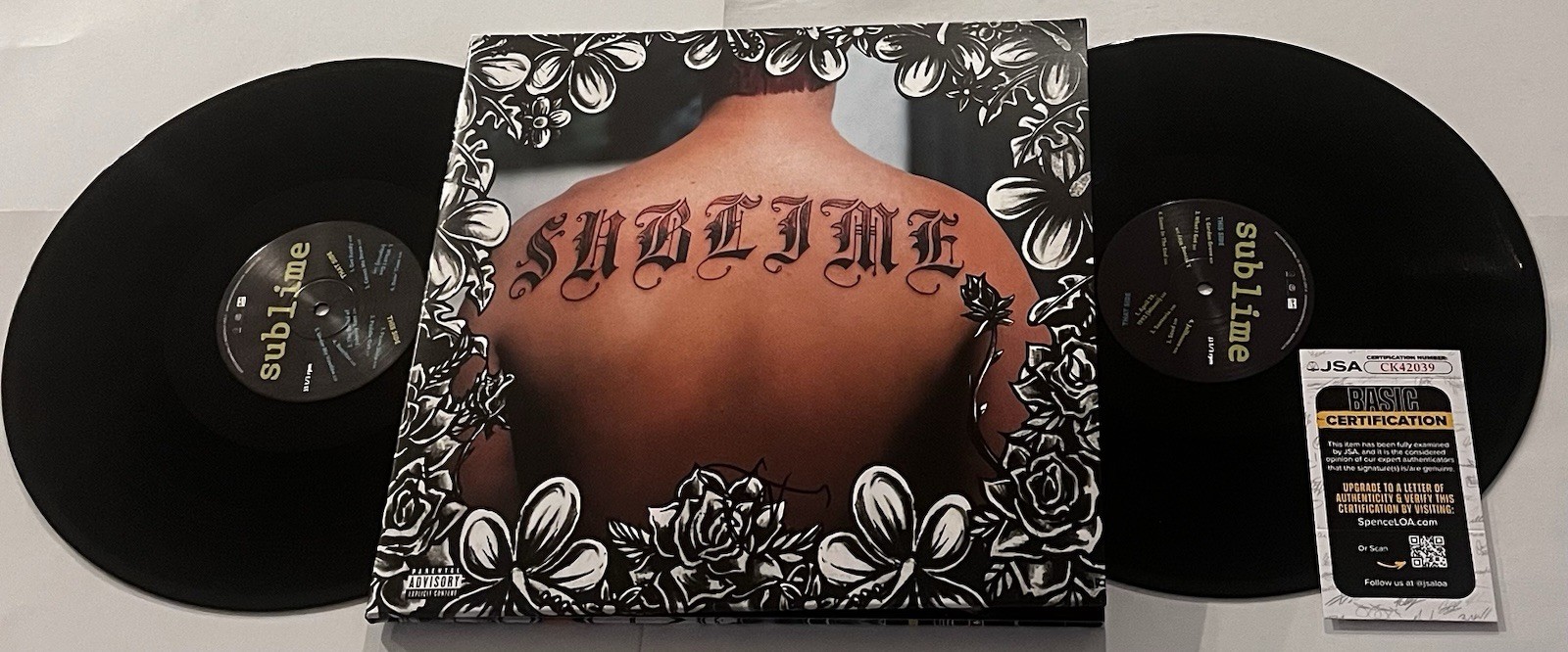ERIC WILSON SIGNED SUBLIME LP VINYL RECORD ALBUM SANTERIA JSA COA