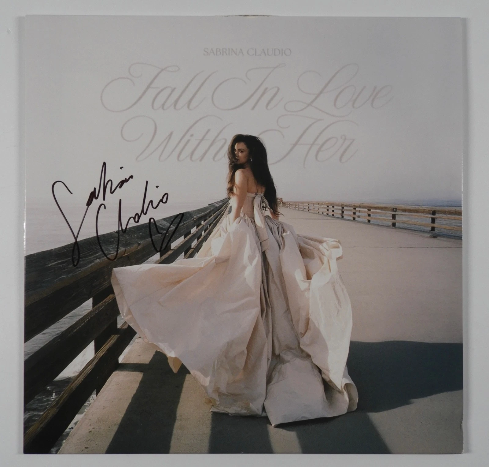 Sabrina Claudio JSA Signed Autograph Album Record LP Vinyl Fall In Love With Her