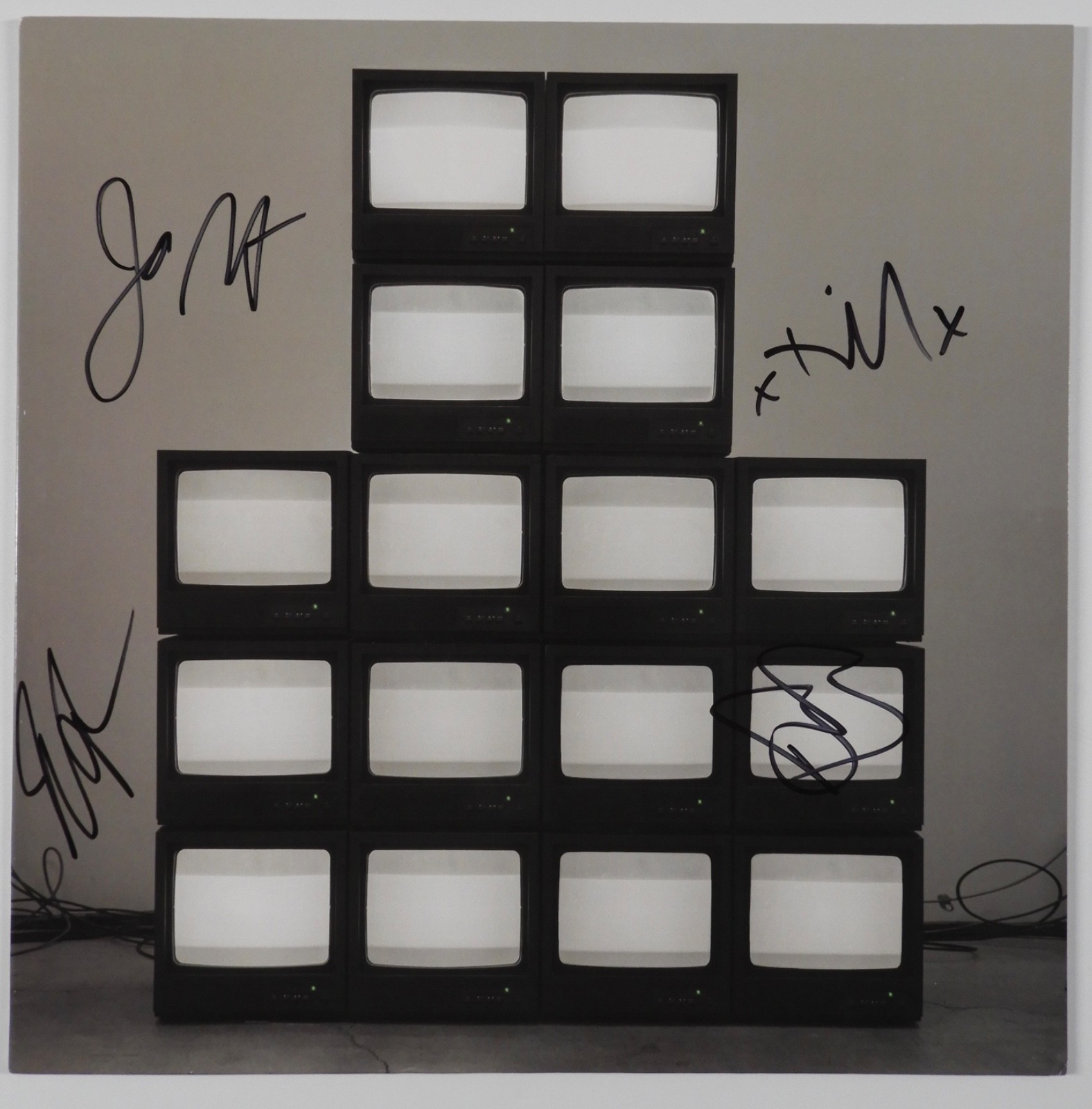 Rise Against JSA Signed Autograph Album Record Vinyl Nowhere Generation