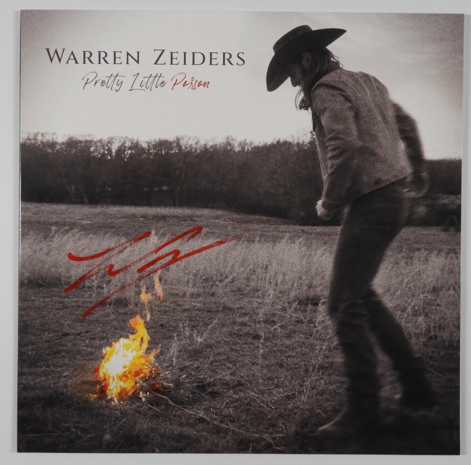 Warren Zeiders JSA Signed Autograph Album Record Vinyl Pretty Little Poison
