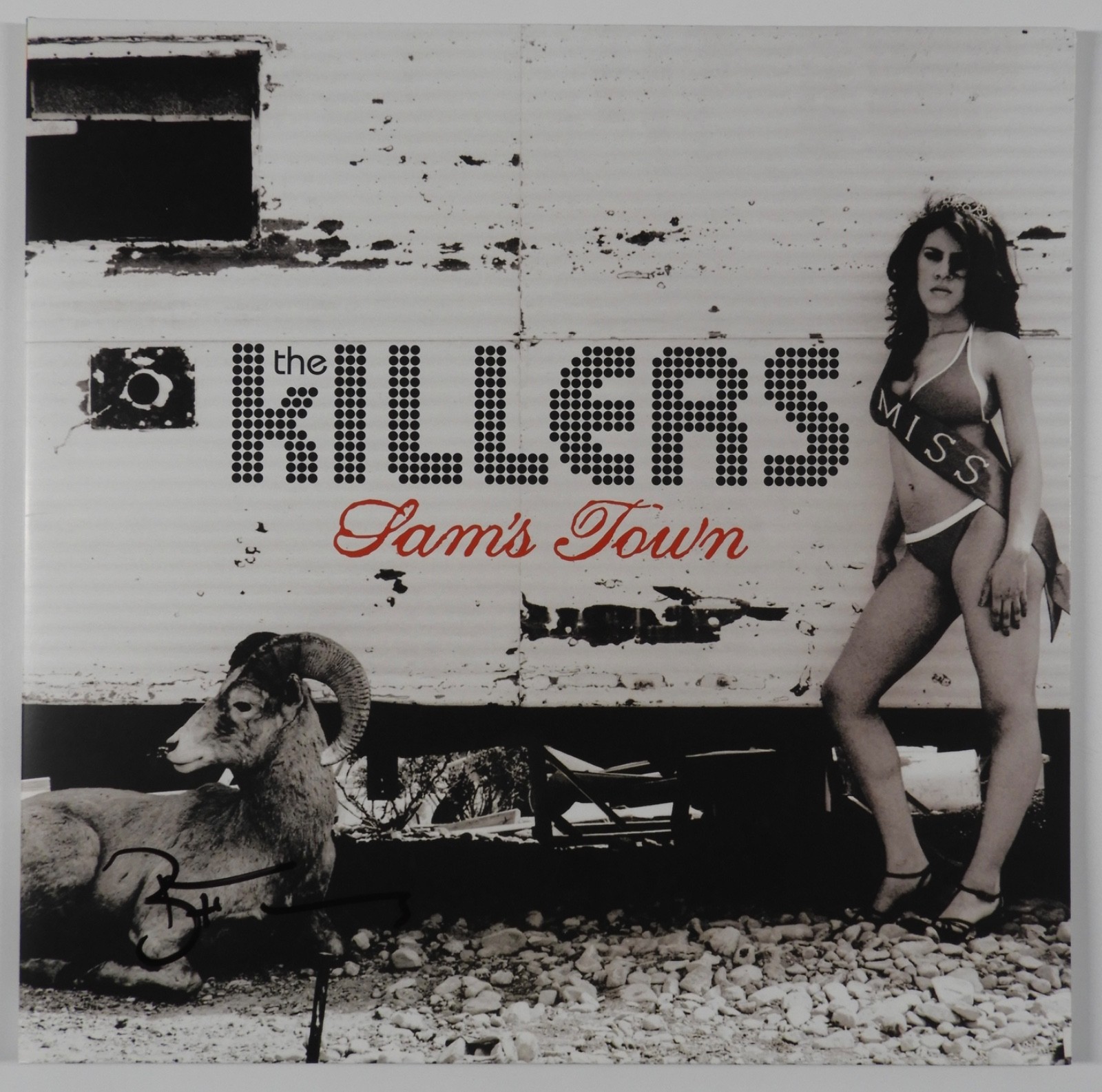The Killers Brandon Flowers JSA Signed Autograph Record Album Vinyl Sam's Town